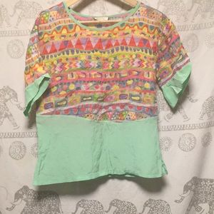 100%silk top